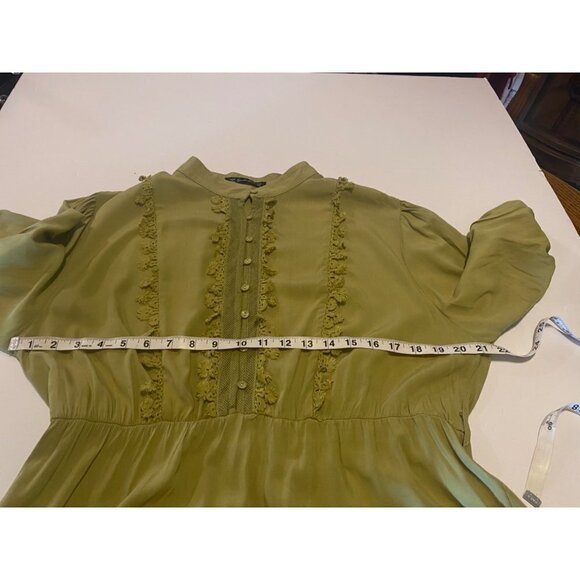 Simplee Plus Boho Short Ruffled Dress, Size 1XL - Picture 6 of 11